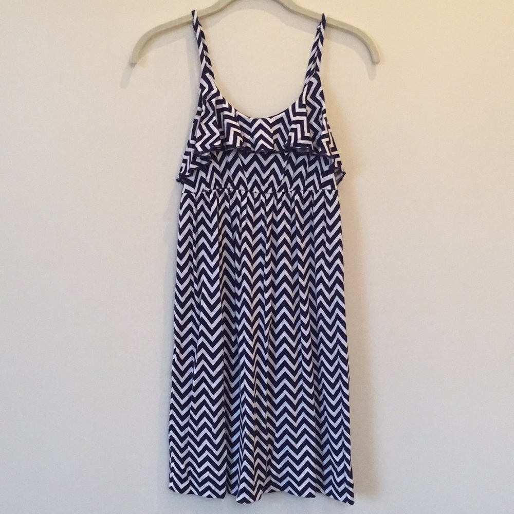 Old Navy chevron a-line short dress